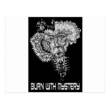 Burn with Mystery Postcards