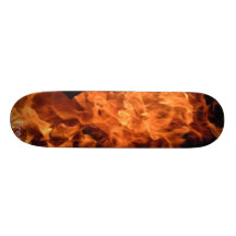 Burned Skate Board