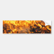 Burning Brush Bumper Stickers