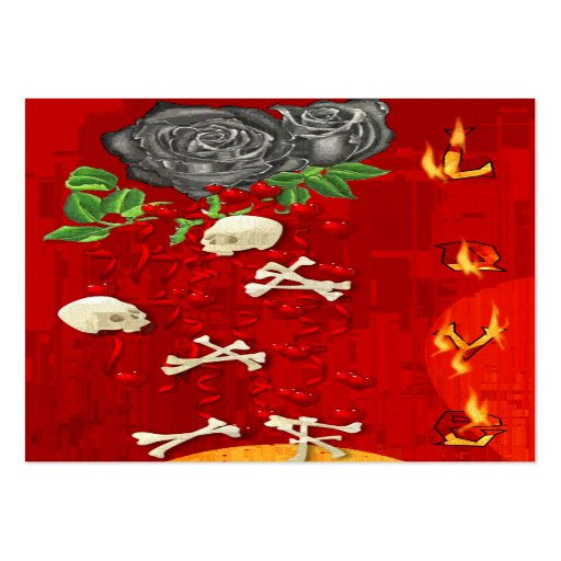 Burning Love Fire Business Cards