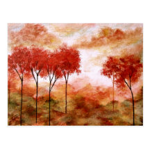 Burning Promise - Postcard -From Original Painting