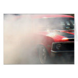 Burning Rubber Greeting Cards