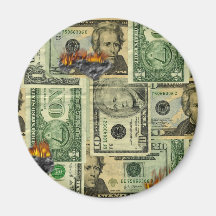 Burning Up Fridge Magnets