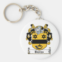 Burns Family Crest Key Chains