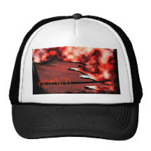 Burnt 1 mesh hat