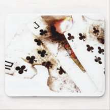 Burnt Cards Mouse Mats