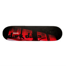 Burnt "dark days" skate board decks