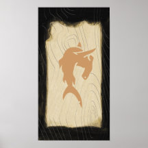 Burnt Hammerhead Print