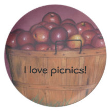 Bushel of Apples Plate