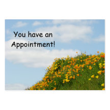 Business Appointment Cards Blue Sky Appts Business Card Templates
