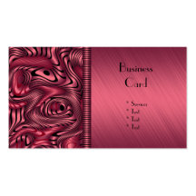 Business Card Abstract Pinks and Black