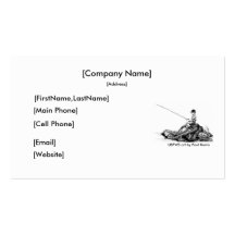 Business Card / Boy Fishing