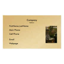 Business Card / Clay Pot Fountains