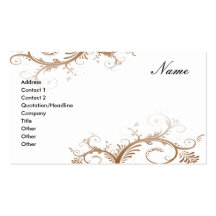 Business Card Decorative Floral