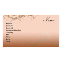 Business Card Decorative Floral