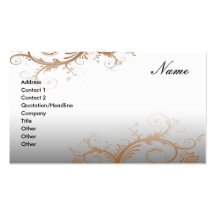 Business Card Decorative Floral