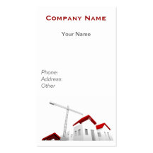 Business Card for Construction Company