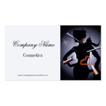 Business card for cosmetics industry