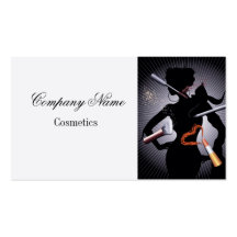 Business card for cosmetics industry