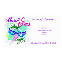 Business Card-For Mardi Gras