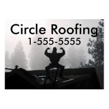 Business Card For Roofer/Construction