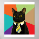 Business Cat Advice Animal Meme Posters