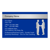 Business Coach Business Cards