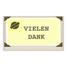 Business vielen Dank framed design Business Card Templates