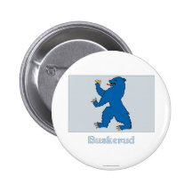 Buskerud flag with name button