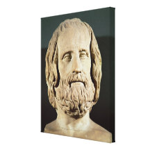 Bust of Euripides Gallery Wrap Canvas