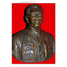 Bust of Stalin Card