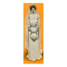 Busy Bride's Victorian Style Calling Card In Lieu Business Card Template
