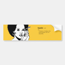 BUTCH lesbian Bumper Sticker