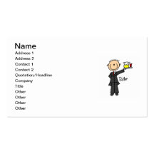 Butler Stick Figure Business Card
