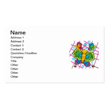 Butterflies Business Card Template