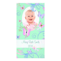 Butterflies Customised Photo Card