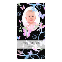 Butterflies Customised Photo Card