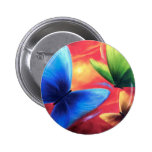 Butterflies Party Art Painting - Multi Button