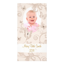 Butterflies Personalized Photo Card