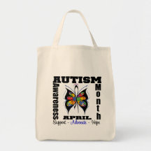 Butterfly - Autism Awareness Month Bag