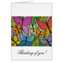 Butterfly Blank Card, Thinking of You