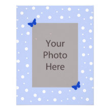 Butterfly Bubble Wedding Invitation - Blue