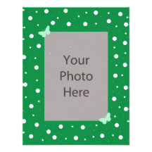 Butterfly Bubble Wedding Invitation - Green