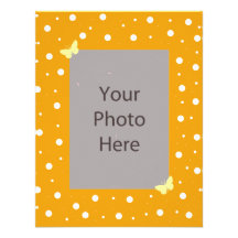 Butterfly Bubble Wedding Invitation - Orange