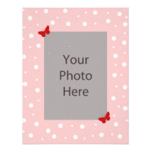 Butterfly Bubble Wedding Invitation - Pink