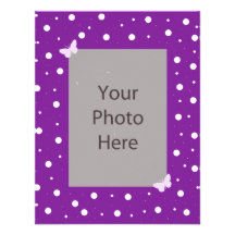 Butterfly Bubble Wedding Invitation - Purple