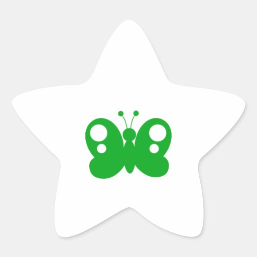Butterfly Butterflies Insect Bug Lepidoptera Cute Star Stickers