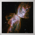 Butterfly Emerges from Stellar Demise in Planetary Print
