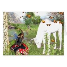 Butterfly Fairy Fantasy Note card