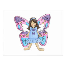 Butterfly Fairy Princess Postcard
